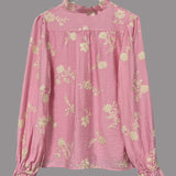 Laia | Camisa de manga larga con bordado floral