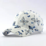 Gorra de mariposa con flecos de pradera
