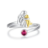Elisa - Ring with dog icon