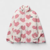 Katharina - Chaqueta reversible con corazones