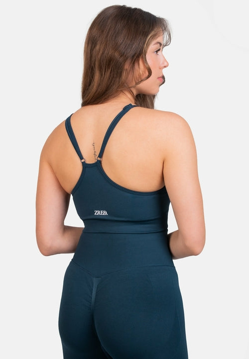 Zara Top Activo Soporte y Comodidad Sin Costuras look deportivo elegante