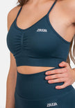 Zara Top Activo Soporte y Comodidad Sin Costuras look deportivo elegante