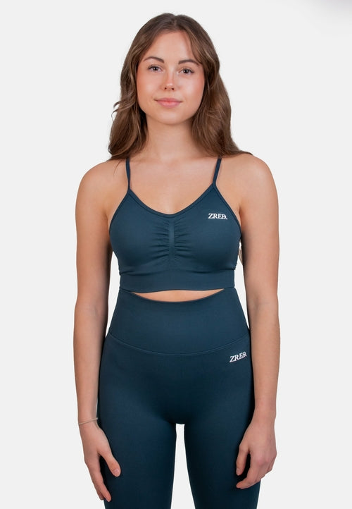 Zara Top Activo Soporte y Comodidad Sin Costuras look deportivo elegante
