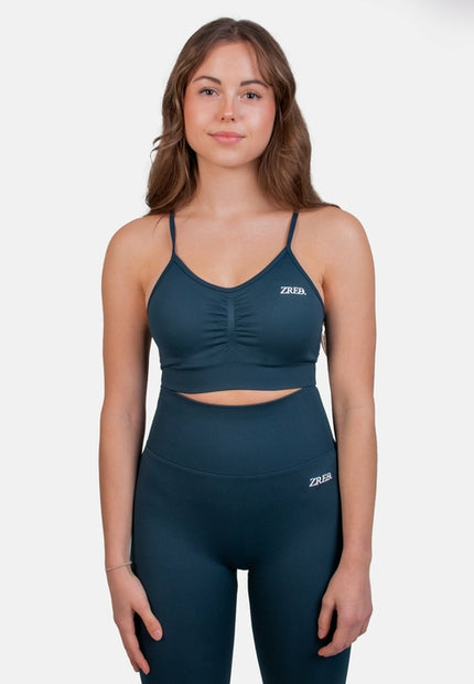 Zara Top Activo Soporte y Comodidad Sin Costuras look deportivo elegante