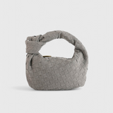 Remi Woven Mini Bag with Knot Detail