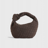 Remi Woven Mini Bag with Knot Detail