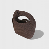 Remi Woven Mini Bag with Knot Detail