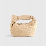 Remi Woven Mini Bag with Knot Detail