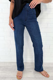 Ester Vaqueros Denim Azul vista frontal