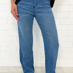 Ester Vaqueros Denim Azul vista trasera