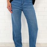 Ester Vaqueros Denim Azul vista trasera