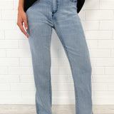 Ester Vaqueros Denim Azul vista lateral