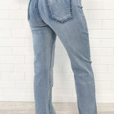 Ester Vaqueros Denim Azul look femenino moderno