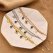 Pulsera de moda simple y sin color