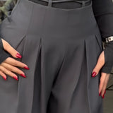 Mar Pantalones Ajustados Casuales detalle de la cintura