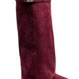 Botas de ante burdeos RAVEN™