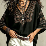 Nerea | Blusa bohemia con estampado floral