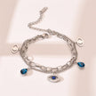Pulsera de moda simple y sin color