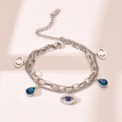 Pulsera de moda simple y sin color