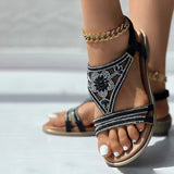 SANDALIAS ELEGANTES CON PIEDRAS BRILLANTES