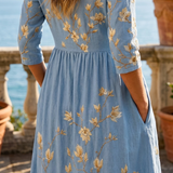 PAOLA - VESTIDO MIDI FLORAL