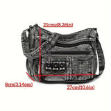 Jenna | Denim Shoulder Bag