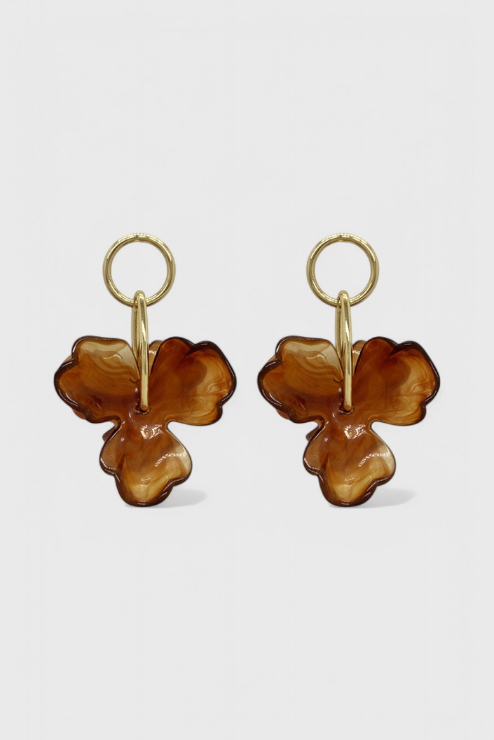 Pendientes con Colgante de Flor