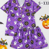 Conjunto de pijama de satén para Halloween