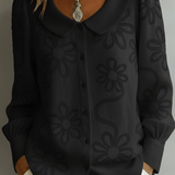 Maite | Floral Blouse with Peter Pan Collar