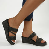 Diana - Intertwined strap sandals