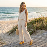 Cláudia - Flat Sandals with Anatomical Sole