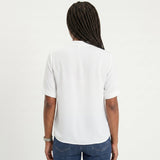 Celia - Blusa Fluida con Escote en V