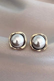 Pendientes de Perlas Negras Elegantes con Gracia Atemporal