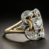 Firenze Luxe - Gold Ring with Zirconia