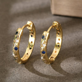 Sparkling Teardrop Vintage Gold Earrings