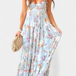 Jimena Vestido Floral con Espalda Abierta detalle estampado