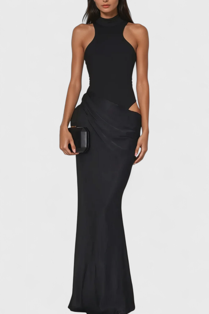 Mafalda Vestido Maxi con Estilo Tank Top y Silueta Esbelta elegante para mujer