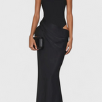 Mafalda Vestido Maxi con Estilo Tank Top y Silueta Esbelta elegante para mujer