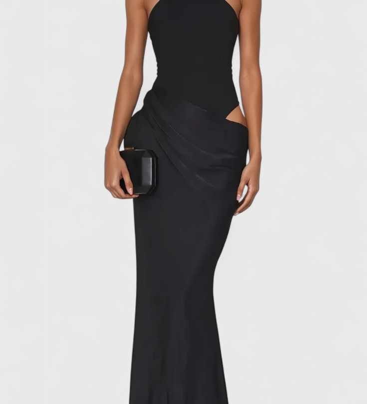 Mafalda Vestido Maxi con Estilo Tank Top y Silueta Esbelta elegante para mujer