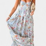 Jimena Vestido Floral con Espalda Abierta vista frontal  Image 2 Jimena Vestido Floral con Espalda Abierta vista lateral  Image 3 Jimena Vestido Floral con Espalda Abierta vista trasera  Image 4 Jimena Vestido Floral con Espalda Abierta detalle tirantes  Image 5 Jimena Vestido Floral con Espalda Abierta detalle estampado  Image 6 Jimena Vestido Floral con Espalda Abierta look femenino elegante