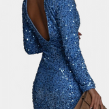 Adèle Vestido Largo de Fiesta con Espalda Descubierta look elegante