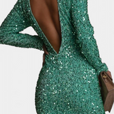 Adèle Vestido Largo de Fiesta con Espalda Descubierta look elegante