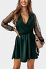 Jana Vestido Mini Elegante con Escote Sofisticado y Silueta Favorecedora