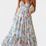 Jimena Vestido Floral con Espalda Abierta vista frontal  Image 2 Jimena Vestido Floral con Espalda Abierta vista lateral  Image 3 Jimena Vestido Floral con Espalda Abierta vista trasera  Image 4 Jimena Vestido Floral con Espalda Abierta detalle tirantes  Image 5 Jimena Vestido Floral con Espalda Abierta detalle estampado  Image 6 Jimena Vestido Floral con Espalda Abierta look femenino elegante