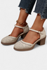 Cirila |  Botines de Mujer de Cuero Sintético con Hebilla Decorativa