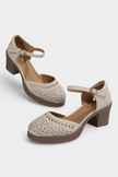 Cirila |  Botines de Mujer de Cuero Sintético con Hebilla Decorativa