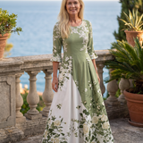MARTINA - VESTIDO LARGO FLORAL