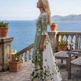 MARTINA - VESTIDO LARGO FLORAL