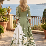 MARTINA - VESTIDO LARGO FLORAL