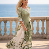 MARTINA - VESTIDO LARGO FLORAL